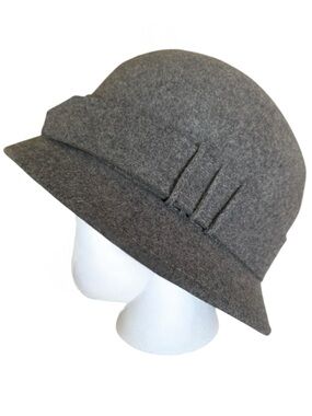 Giovannio Vintage 100% Wool Cloche Hat